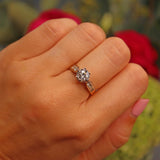 Ellibelle Jewellery Vintage 1975 Diamond 18ct Gold Engagement Ring (0.75ct)