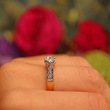 Ellibelle Jewellery Vintage 1975 Diamond 18ct Gold Engagement Ring (0.75ct)