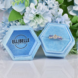 Ellibelle Jewellery Vintage 1977 Diamond & Sapphire 18ct White Gold Ring (1.04ct)