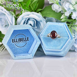 Ellibelle Jewellery Vintage 1977 Garnet & Diamond 18ct Gold Ring