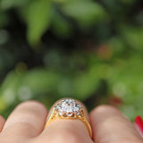 Ellibelle Jewellery Vintage 1978 Cape Diamond 18ct Gold Cluster Ring