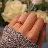 Ellibelle Jewellery Vintage 1980s Diamond 18ct Gold Engagement Ring (0.30ct)