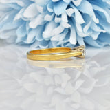 Ellibelle Jewellery Vintage 1980s Diamond 18ct Gold Engagement Ring (0.30ct)