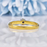 Ellibelle Jewellery Vintage 1980s Diamond 18ct Gold Engagement Ring