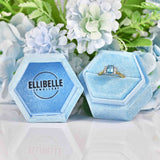 Ellibelle Jewellery Vintage 1980s Swiss Blue Topaz & Diamond Ring