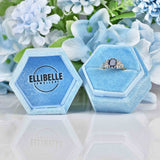 Ellibelle Jewellery Vintage 1985 Sapphire & Diamond 18ct Gold Seven Stone Ring