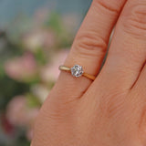 Ellibelle Jewellery Vintage 1986 Diamond Solitaire Engagement Ring (0.50ct)