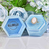 Ellibelle Jewellery Vintage 1988 Natural Opal & Diamond Cluster Ring