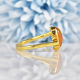 Ellibelle Jewellery Vintage 1988 Water Opal 18ct Gold Ring