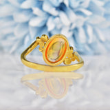 Ellibelle Jewellery Vintage 1988 Water Opal 18ct Gold Ring