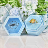 Ellibelle Jewellery Vintage 1988 Water Opal 18ct Gold Ring