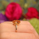 Ellibelle Jewellery Vintage 1989 Citrine 9ct Gold Solitaire Ring (4.50ct)