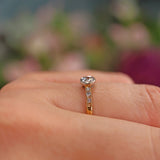 Ellibelle Jewellery Vintage 1993 Diamond 18ct Gold Solitaire Engagement Ring (0.36cts)