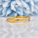 Ellibelle Jewellery Vintage 1993 Diamond 18ct Gold Solitaire Engagement Ring (0.36cts)