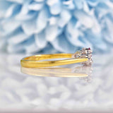 Ellibelle Jewellery Vintage 1993 Ruby & Diamond 18ct Gold Ring