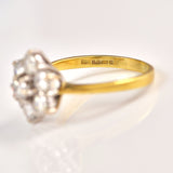 Ellibelle Jewellery Vintage 1998 1 Carat Diamond Daisy Cluster Ring