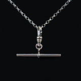 Ellibelle Jewellery VINTAGE 9CT GOLD BELCHER NECK CHAIN & T-BAR (16")