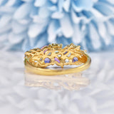Ellibelle Jewellery Vintage 9ct Gold Multi Gem Set Ring