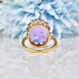 Ellibelle Jewellery Vintage Amethyst Cocktail Ring (10.00ct)