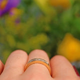 Ellibelle Jewellery VINTAGE DIAMOND 18CT GOLD HALF ETERNITY RING