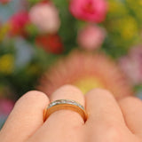 Ellibelle Jewellery Vintage Diamond 18ct Gold Half Eternity Wedding Band (0.50ct)