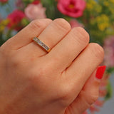 Ellibelle Jewellery Vintage Diamond 18ct Gold Half Eternity Wedding Band (0.50ct)