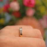 Ellibelle Jewellery Vintage Diamond 18ct Gold Half Eternity Wedding Band (0.50ct)