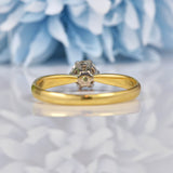 Ellibelle Jewellery Vintage Diamond 18ct Gold Solitaire Engagement Ring (0.50ct)