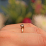 Ellibelle Jewellery Vintage Diamond 18ct Gold Solitaire Engagement Ring (0.50ct)