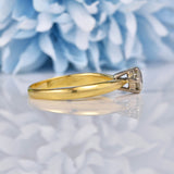 Ellibelle Jewellery Vintage Diamond 18ct Gold Solitaire Engagement Ring (0.50ct)