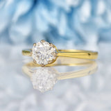 Ellibelle Jewellery Vintage Diamond 18ct Gold Solitaire Engagement Ring (0.75ct)