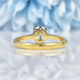 Ellibelle Jewellery Vintage Diamond 18ct Gold Solitaire Engagement Ring (0.75ct)