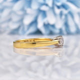 Ellibelle Jewellery Vintage Diamond 18ct Gold Three Stone Engagement Ring (0.50ct)