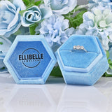 Ellibelle Jewellery Vintage Diamond 18ct White Gold Trilogy Engagement Ring (0.55ct)