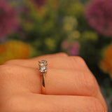 Ellibelle Jewellery Vintage Diamond 9ct Gold Three Stone Engagement Ring (1.20ct)