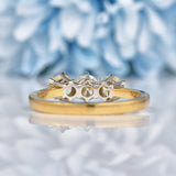 Ellibelle Jewellery Vintage Diamond 9ct Gold Three Stone Engagement Ring (1.20ct)