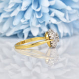 Ellibelle Jewellery VINTAGE DIAMOND CLUSTER 18CT GOLD RING