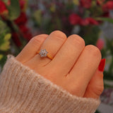 Ellibelle Jewellery VINTAGE DIAMOND DAISY CLUSTER RING