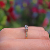 Ellibelle Jewellery VINTAGE DIAMOND TRILOGY RING