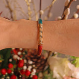 Ellibelle Jewellery Vintage Italian Gold Earrings & Bracelet Set