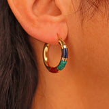 Ellibelle Jewellery Vintage Italian Gold Earrings & Bracelet Set