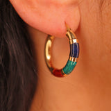 Ellibelle Jewellery Vintage Italian Gold Earrings & Bracelet Set