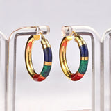 Ellibelle Jewellery Vintage Italian Gold Earrings & Bracelet Set