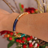 Ellibelle Jewellery Vintage Italian Gold Earrings & Bracelet Set