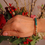 Ellibelle Jewellery Vintage Italian Gold Earrings & Bracelet Set