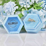 Ellibelle Jewellery Vintage Old Cut & Brilliant Cut Diamond "Toi et Moi" Engagement Ring