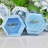 Ellibelle Jewellery Vintage Opal & Diamond 18ct Gold Three Stone Ring