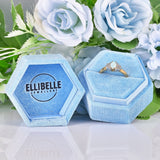Ellibelle Jewellery Vintage Opal & Diamond 9ct Gold Ring