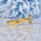 Ellibelle Jewellery Vintage Vari-Cut Diamond 18ct Gold Cluster Ring