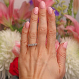 Ellibelle Jewellery 18ct Gold & Platinum Old-Mine-Cut Diamond Five-Stone Ring (1.75cts)